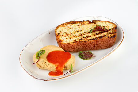 Паштет из кролика с вареньем из облепихи