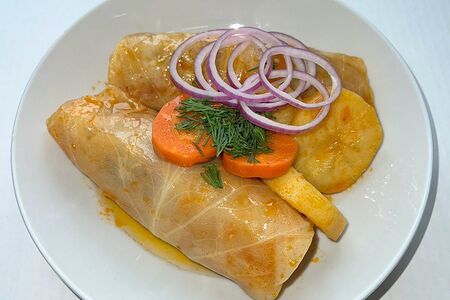 Голубцы с говядиной и курицей