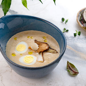 Крем-суп с боровиками и вешенками