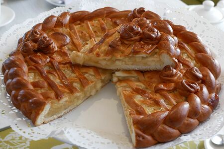 Пирог с яблочками