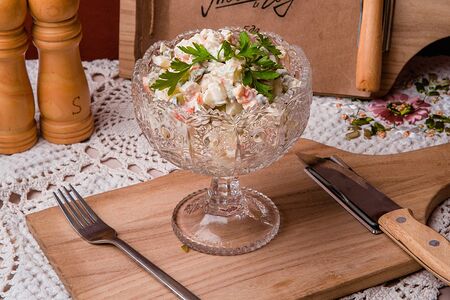 Салат Столичный с курочкой