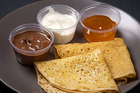 Блины со сгущенкой