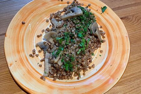 Гречка с грибами