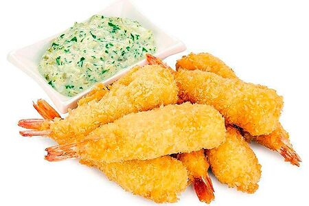 Креветки в темпуре