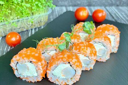 Роллы Эби масаго