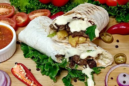 Кавказская шаурма со свининой