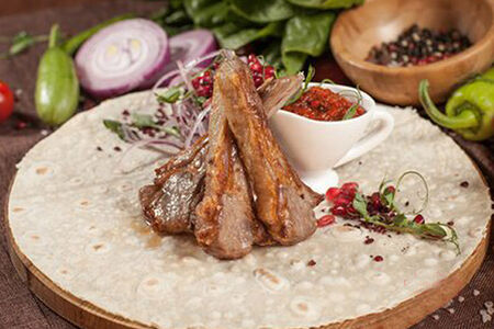 Шашлык из бараньей корейки