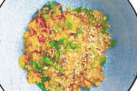 Рис с курицей стир-фрай