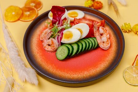 Фреш завтрак с креветками