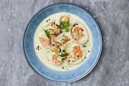 Соте из морепродуктов