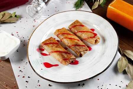 Блины с творогом