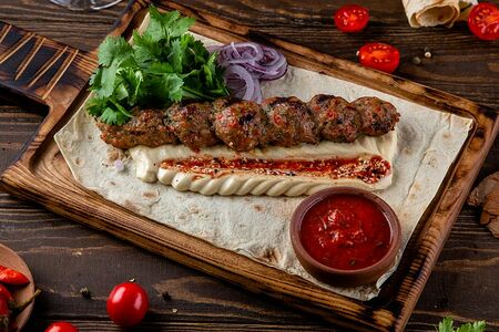 Люля-кебаб из баранины