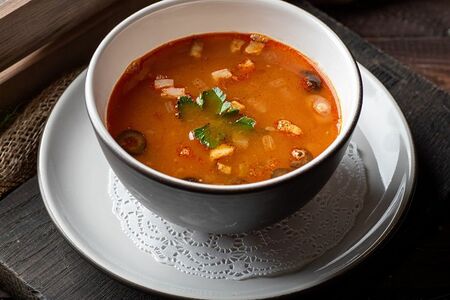 Суп По-немецки с копченостями