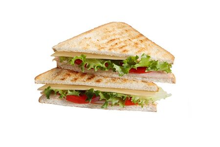 Тост сыр-ветчина