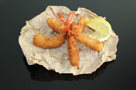 Креветки в панировке