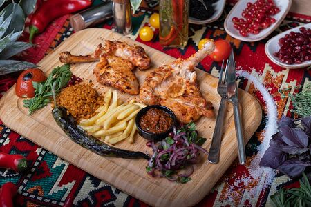 Шашлык из куриного бедра