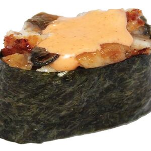 Гункан с угрем спайси