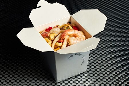 Морепродукты в тайском соусе