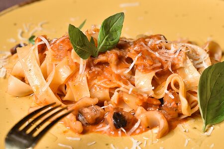 С морепродуктами