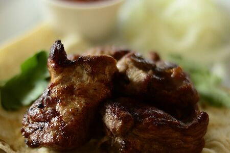 Шашлык из cвинoй шеи