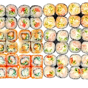 Сет с креветками