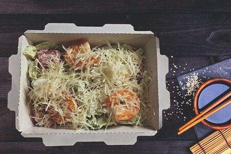 Цезарь с креветками