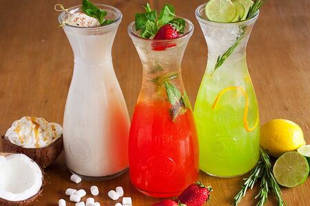 Лимонад Манго-клубника