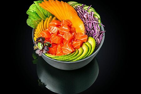 Поке с лососем