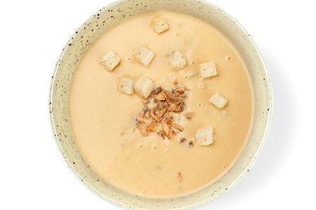 Крем-суп с лососем