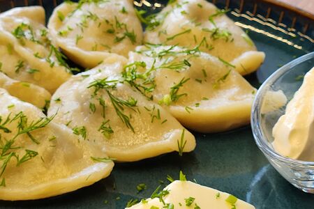 Вареники с картофелем и грибами