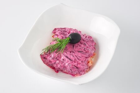 Салат с сельдью