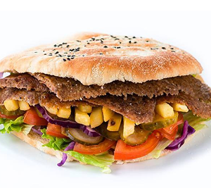 Донер хутор в пите с говядиной