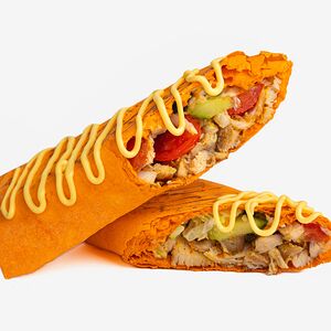 Шаурма сырная с курицей