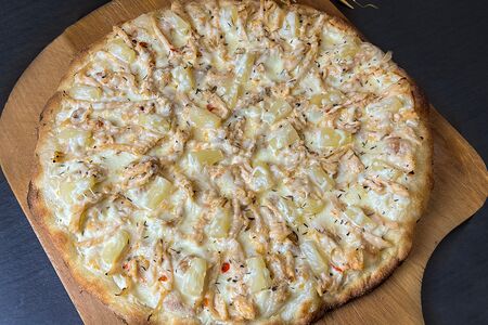 Римская пицца Курица-ананас
