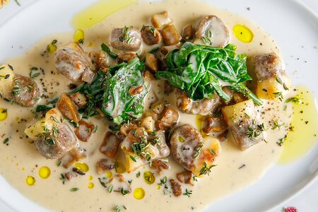 Ньокки с грибами