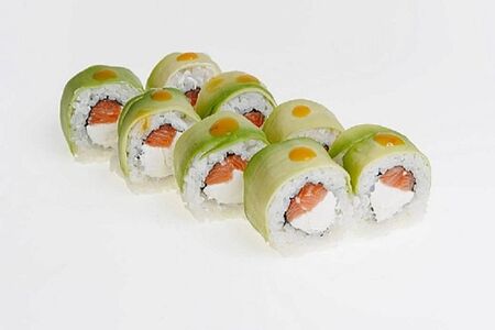 Манго-авокадо с лососем