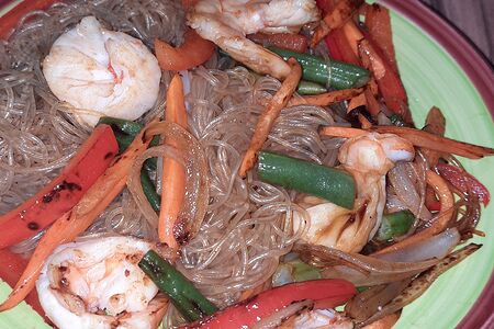 Фунчоза с морепродуктами