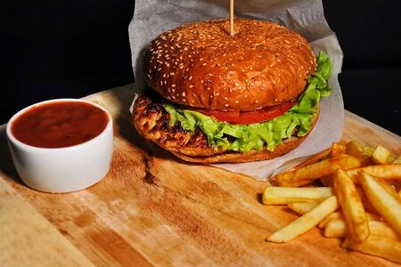 Бургер с курицей