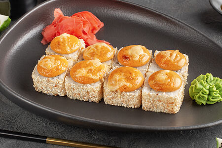 Запеченный с курицей и беконом