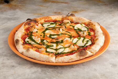 Пицца Креветки-цуккини