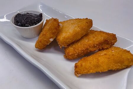 Сыр сулугуни в кляре