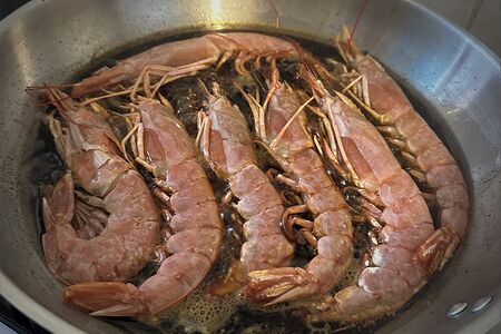 Лангустины жареные
