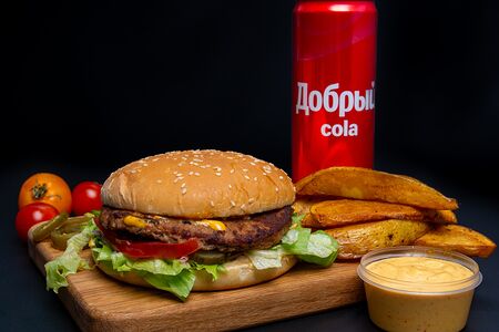 Комбо с бургером