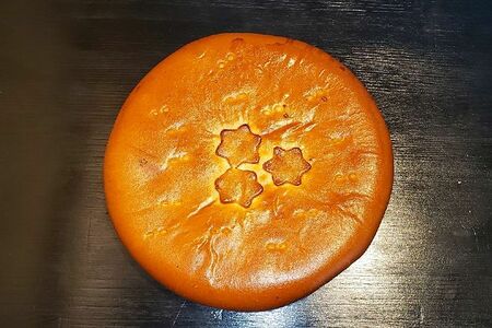 Пирог с курицей и грибами