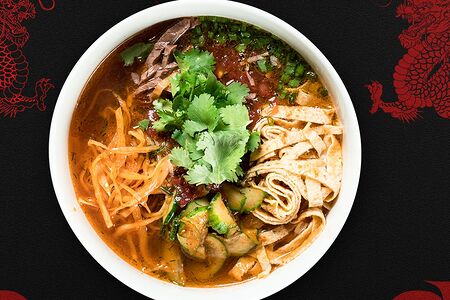 Суп Кукси холодный с говядиной