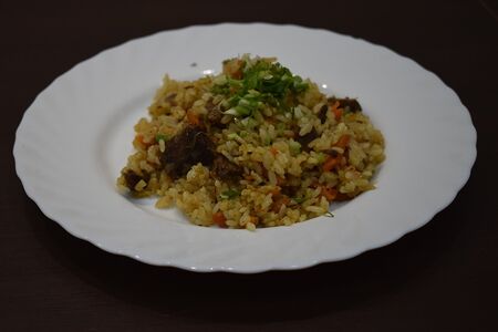 Плов из говядины