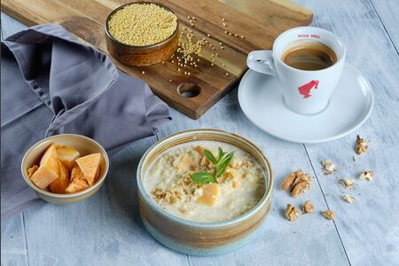 Пшённая каша с тыквой