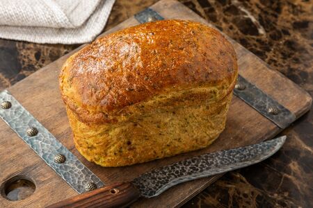 Хлеб шпинатный