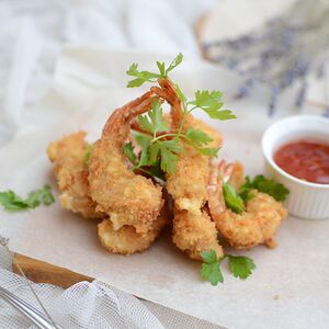 Креветки темпура