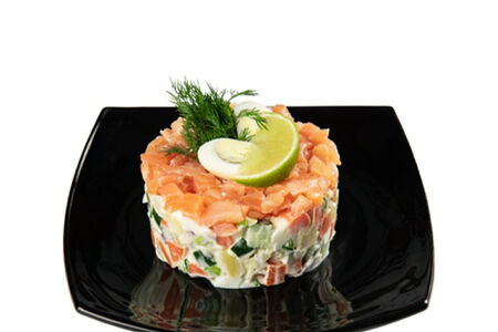 Норвежский с лососем